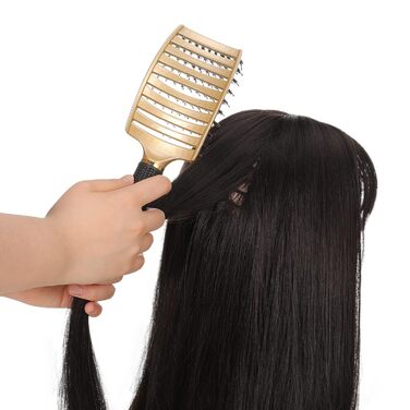 Набір гребінців для волосся з щетиною дикого кабана, 3 шт. – розпушувач, для довгих, тонких, густих, кучерявих волосся