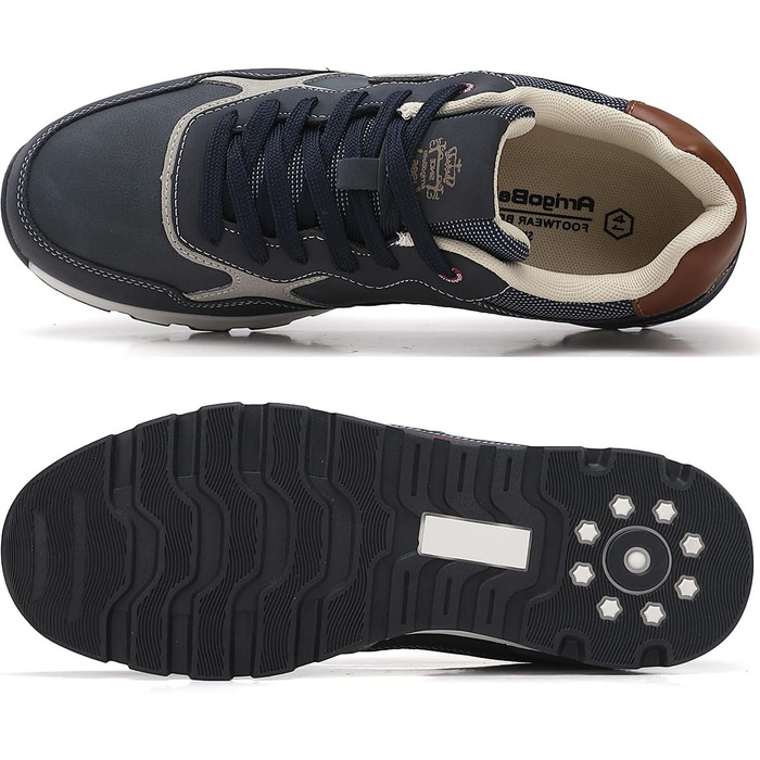 ARRIGO BELLO Кросівки чоловічі для активного відпочинку, роботи та хайкінгу, легкі, розмір 41-46, колір блакитний