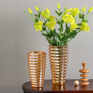 Ваза 23 см Kristallglas - циліндрична ваза з прозорого скла, велика декоративна ваза для квітів та гідропоніки, подарунок на весілля, новосілля