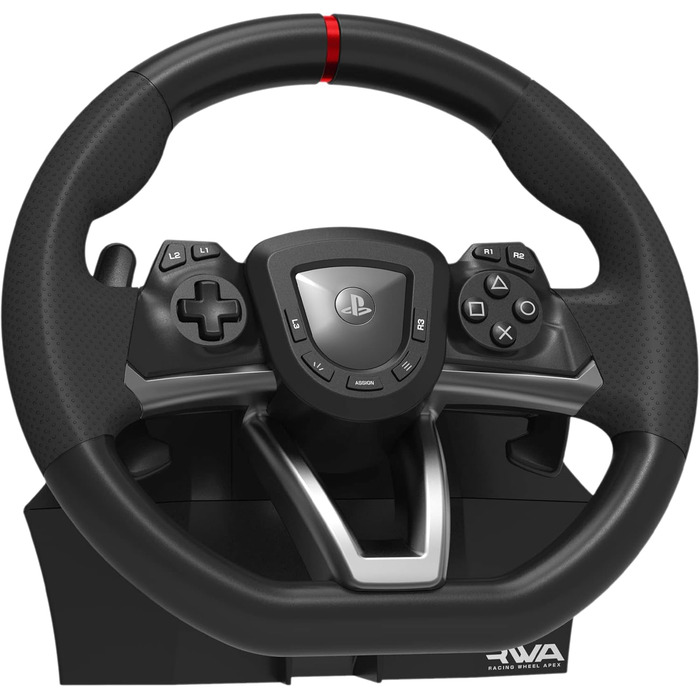HORI RWA Racing Wheel Apex для PS5, PS4 та PC - офіційно ліцензований аксесуар Sony