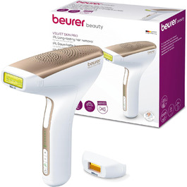 Beurer IPL Velvet Skin Pro: пристрій для епіляції, бездротовий, 300 000 імпульсів, клінічно протестований, велика площа світла