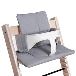Набір подушок для стільчика Hoppediz, сумісний зі Stokke Tripp Trapp, 2 предмети, 100% органічна бавовна, дизайн Kos