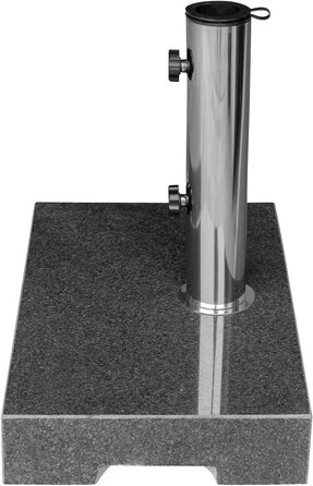 Andora Umbrella Stand, Granite, 25 kg, Dark Grey, Balcony Stand, Max 48mm Stem