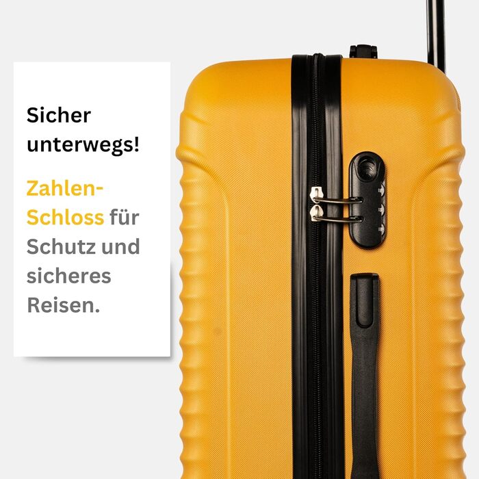 NOWI® Валіза-кофр для ручної поклажі 55x40x20 см, 34л, зелений, підходить для Ryanair, Lufthansa та інших авіакомпаній