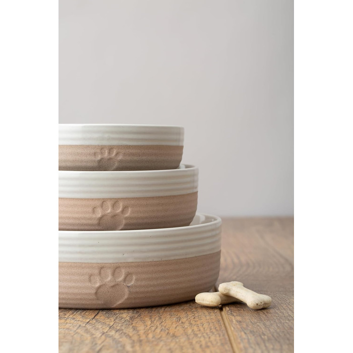 Миска для собак Mason Cash Reactive Paw, 18 см, 950 мл, для великих собак, кераміка, миється в посудомийній машині