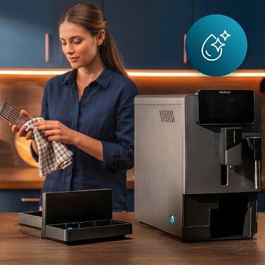 Кавомашина автоматична Cecotec Cremmaet Steam Latte Art Elite 1500 Вт, 19 бар, керамічні жорна, 1.1л + 400мл резервуари