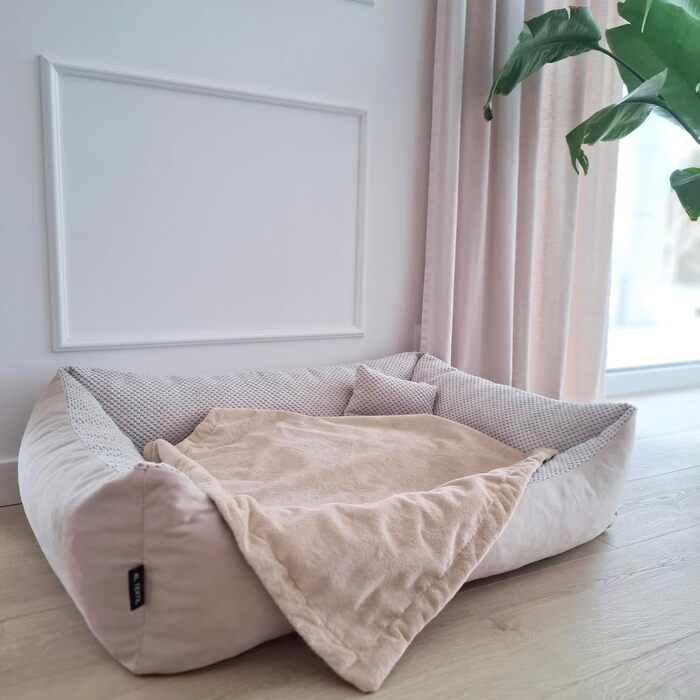 М'яка підстилка для собак та котів 60x40 см, бежева - 4L Textil