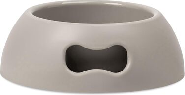 Миска для собак UNITED PETS Pappy, екологічна, зроблена в Італії, 1100 мл, сірий колір, M
