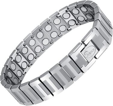 Браслет магнітний чоловічий JEROOT з титану, енергетичний, для чоловіків