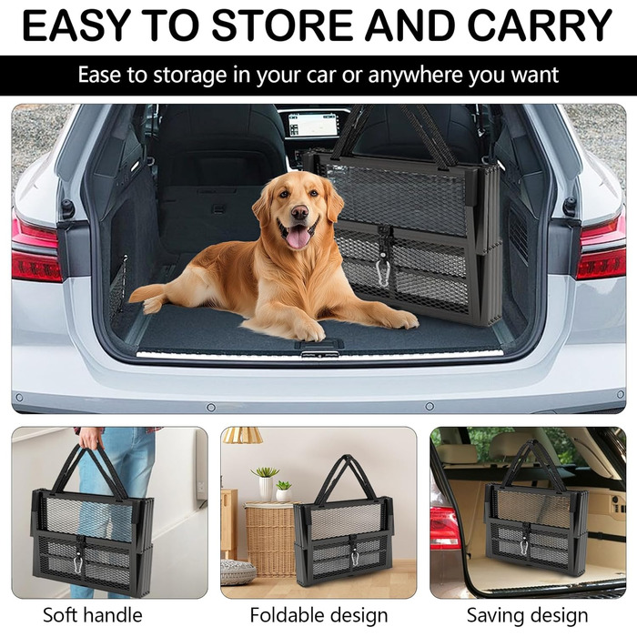 Східці для собак Hunderampe з 5 ступенів, складані, для вантажівок та SUV, регульована висота 35-90 см, до 100 кг