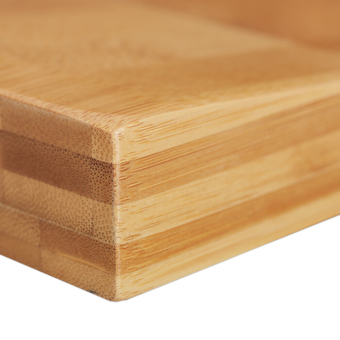 Relaxdays Bamboo Knife Organizer for 5 Knives