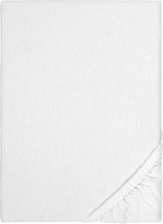 biberna Sleep & Protect 0802760 Fitted Sheet Molton Molton with Silver Protect Coating (blood, urine, and waterproof), antibacterial 1x 120x200 cm white