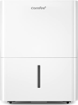 Comfee Dehumidifier 10L/24h, Room size approx. 40m³ (16m²), LED Display, Against Moisture, Mold, MDDN-10DEN7, R290, Automatic Dehumidification