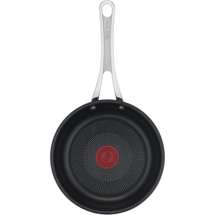 Сковорода Tefal Jamie Oliver Cook's Classic 20 см індукційна, нержавіюча сталь, антипригарне покриття, з термоіндикатором