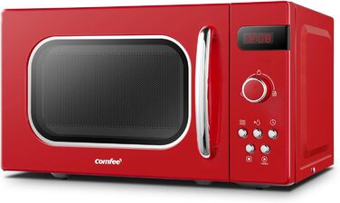 Мікрохвильова піч Comfee CMSN 20L, білий колір, механічне управління, 700W, поворотний стіл 360°