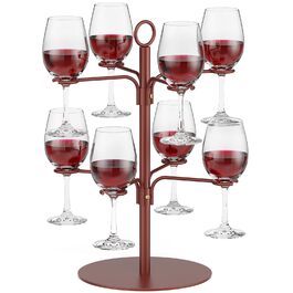 Башня для напоїв TJ.MOREE на 8 келихів Aperol Baum – підставка для коктейлів, подарунок для жінок, рожевий коктейльний столик для шампанського