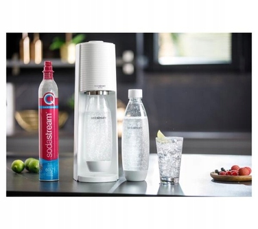 Сифон для газування води SodaStream Terra, білий (3 пляшки + балон CO2)
