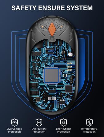 Електричні грілки для рук 2 шт. - Ultraleicht, багаторазові, USB, 3 режими, до 24 годин, для активного відпочинку взимку (Оранжевий)