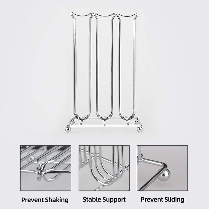 Тримач для капсул Nespresso Original MOLEDA, 42 капсули, органайзер для кави, срібний