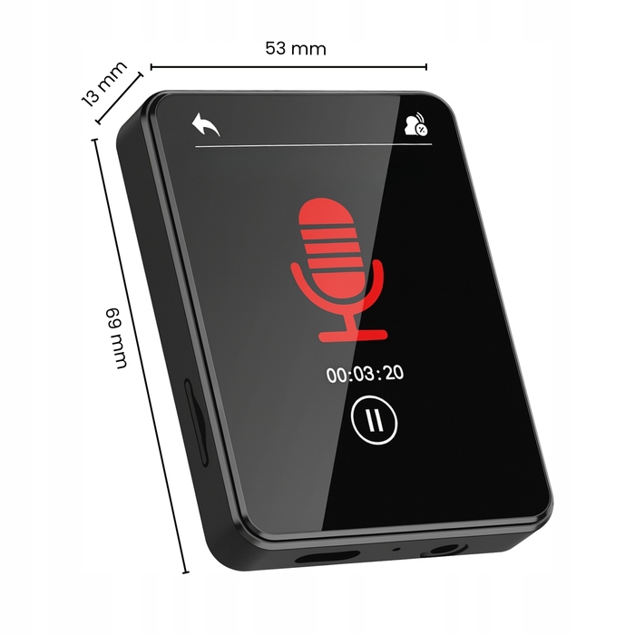 MP3-плеєр Spreest MP10, чорний, 32 ГБ, Bluetooth, FM-радіо