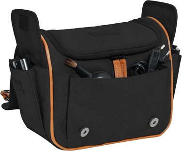 Сумка для камери PEDEA 'Vintage' з захисною плівкою для дисплея, чорна, XL (Canon, Nikon, Pentax)