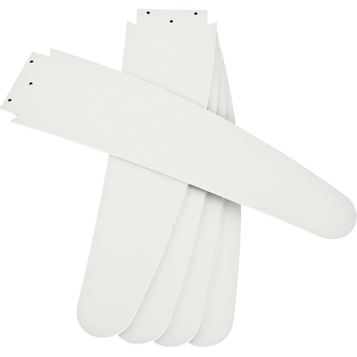 Вентилятор стельовий Bendan 7214040 з підсвічуванням, діаметр 132 см, 5 лопатей, білий, скло опалесцентне