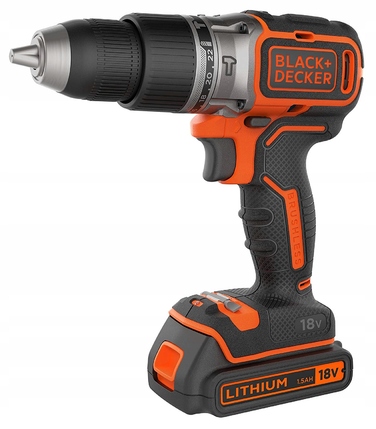 Акумуляторний шурупокрут Black+Decker 18 В BL188KB-QW