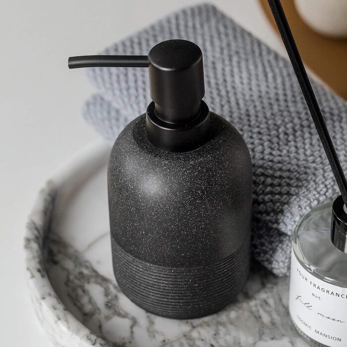 Набір дозаторів для мила та лосьйону, чорний. Дозатор для мила та лосьйону для ванної кімнати та кухні.