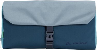 Косметичка VAUDE WegaWrap з дзеркалом, тримачем для зубної щітки та гачком для підвішування, водостійка, з продуманою внутрішньою організацією (Baltic Sea)