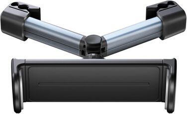 Утримувач для планшета в авто, регульований, універсальний, для iPad/iPhone/Samsung Galaxy Tabs/Kindle Fire HD/Nintendo Switch, 4.4-11 дюймів, ЧЕРВОНИЙ (Срібний)