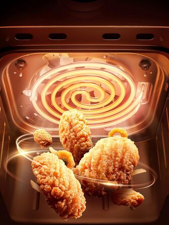 Фритюрниця Xiaomi Smart Air Fryer 5.5 л, біла, розумна електрична мультифункціональна