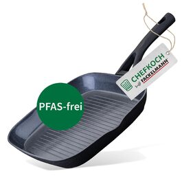 Grillpfання FACKELMANN Chefkoch Hamburg керамічна 28 см антипригарна з переробленого алюмінію, для всіх плит, підходить для духовки