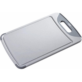 Дуршлаг Silit 38 x 25 см, прямокутний, з ABS-пластику, для нарізання, з жолобками для соку, з ручкою, придатний для миття в посудомийній машині, бережний до ножів