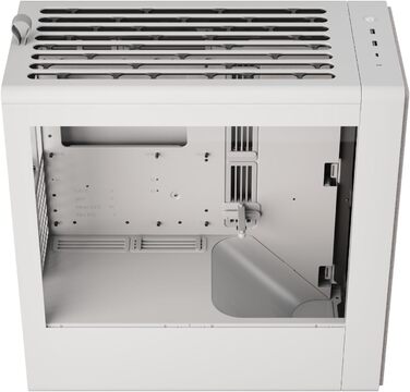 Корпус ПК HAVN Midi-Tower з 3 вентиляторами, Top Airflow, Tempered Glass (білий)