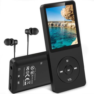 MP3 плеєр AGPTEK 16GB з екраном 1.8