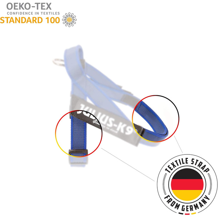 Шлейка Julius-K9 IDC® Color & Gray® чорно-сіра S / Mini