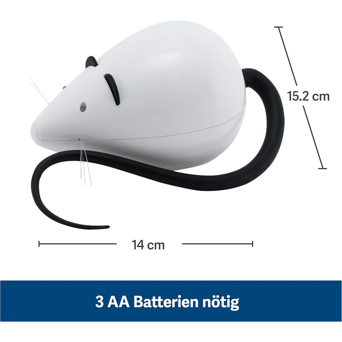 PetSafe Cat Toy, Interactive Activity Toy with Timer, 3 AA Batteries Required (Rolorat)