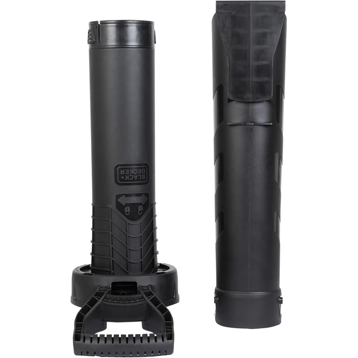 BLACK+DECKER 3-в-1 акумуляторний садовий пилосос-видувка 3000 Вт з подрібнювачем, рюкзаком-мішком 72 л, регульованою потужністю, для терас і доріжок (BEBLV300)
