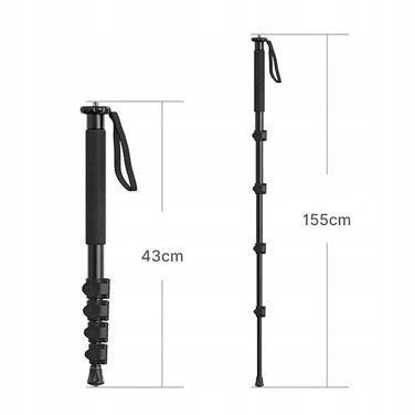 Високий штатив для фотографії (155 см) для камер, дзеркальних DSLR та смартфонів
