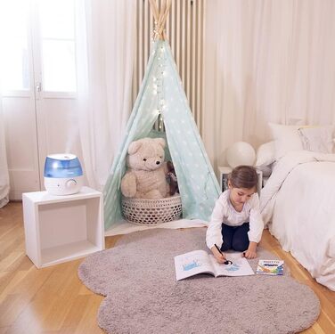 Зволожувач повітря Vicks Mini Cool Mist Ultraschall VUL525 - компактний, тихий, для сну, кашлю та застуди