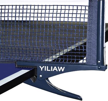 Yiliaw Folding Table Tennis Net - Steel Frame, Professional Grade, Adjustable Posts, Portable Ping Pong Net for Adults & Kids