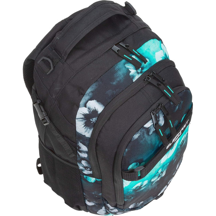 Рюкзак дитячий Elephant HERO SIGNATURE Flower, блакитно-чорний градієнт