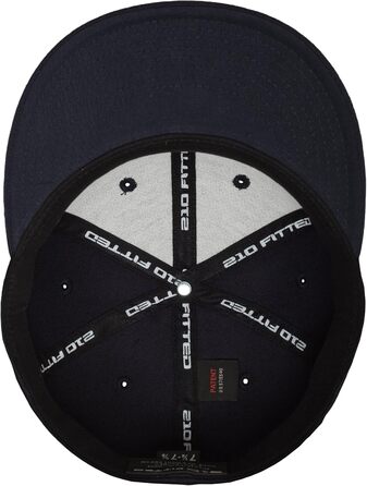 Кепка Flexfit Premium 210 Fitted Unisex (темно-синій, L-XL) - Базова модель, Casual, Streetwear