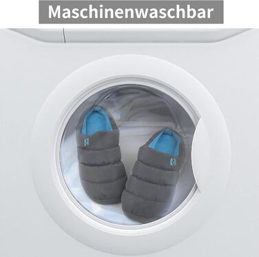 Чоловічі халапи RockDove Zeltplatz з піною та пухом, 42/43 EU, темно-сірий та синій