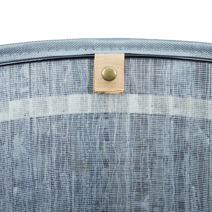 Relaxdays Bamboo Laundry Basket Round