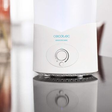 Зволожувач повітря Cecotec BreezeCare 4000 Connected: 6 л бак, 400 мл/год, Wi-Fi, сенсорне управління, плазма, 40 м², таймер 12 год, 30W (холодний) / 110W (гарячий)