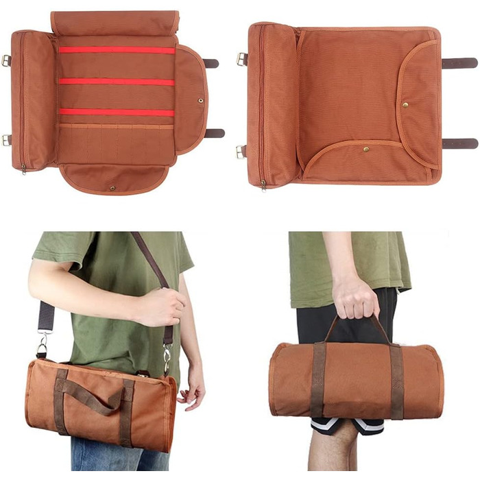 Набір бармена DUEBEL професійний 24 предмети, з сумкою для подорожей та бамбуковою підставкою - для приготування коктейлів