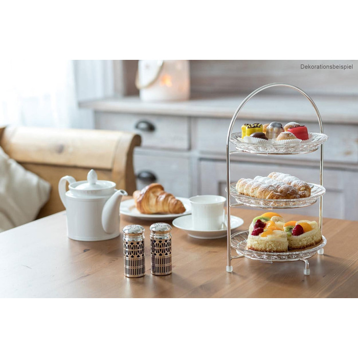 Silver Plated Salt and Pepper Shakers - Metal Spice Shakers - Fine Salt Shaker - Silver Shakers - 2 Piece Set (Variant 1: 7 x 2.5 cm (H x Ø))