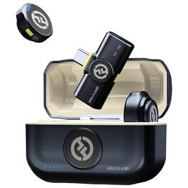 Hollyland Lark M2 Бездротовий петличний мікрофон для iPhone 17/16/15 & Android, 300м радіус дії, Hi-Fi звук, 30 год. роботи, USB-C