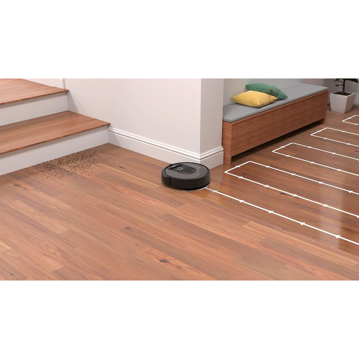 Робот-пилосос iRobot Roomba Combo i8+ з авто-дозаправкою та миттям підлоги, картографією, PrecisionVision Navigation та розпізнаванням об'єктів